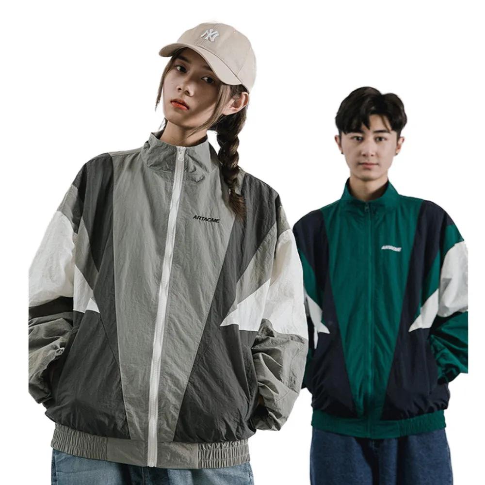 "ARTACME" Veste coupe vent retro Gris - URB1™