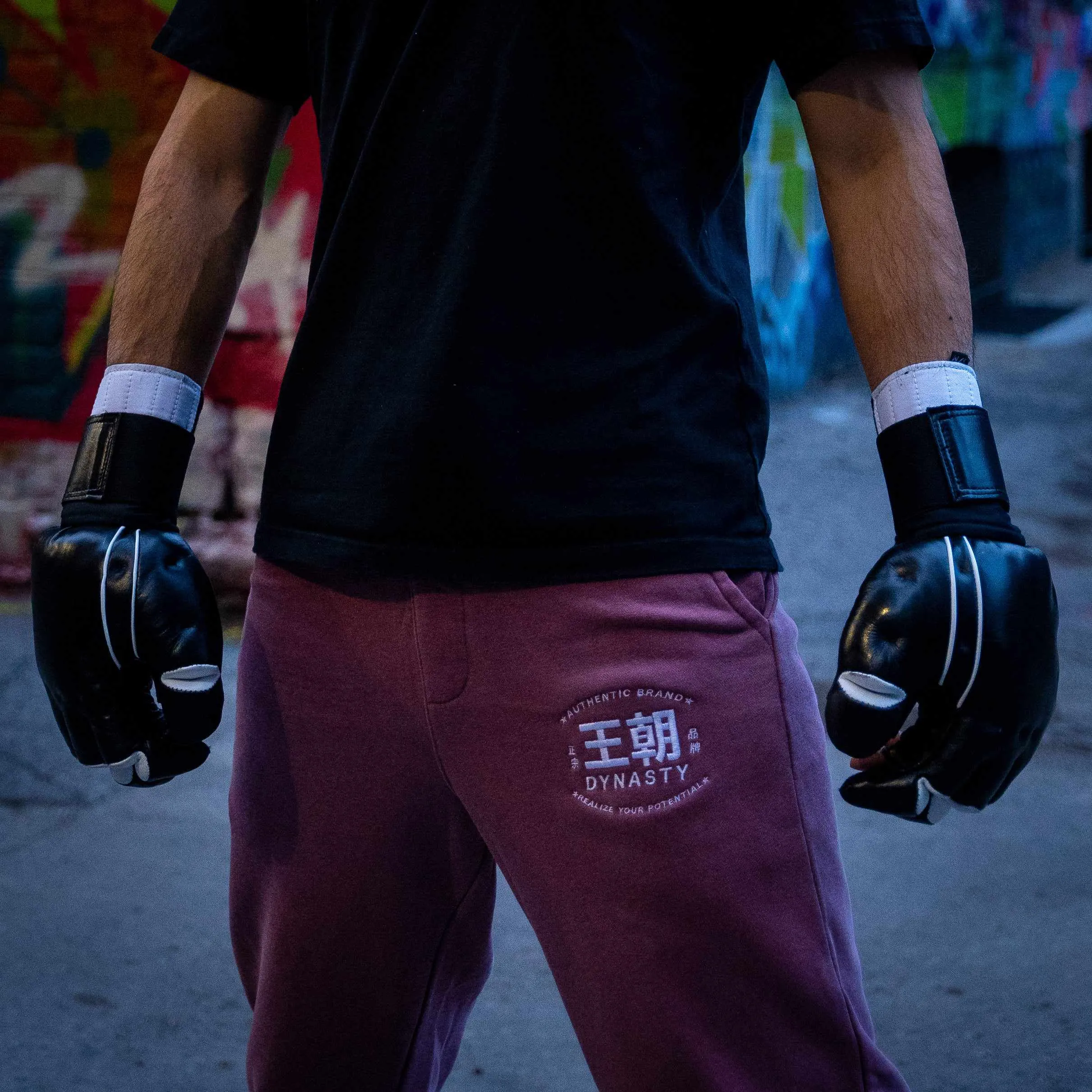 "Enter The Dragon" Old School Kung Fu Combat Gloves (Black)