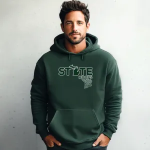 "State Hoops" Men's Classic Hoodie