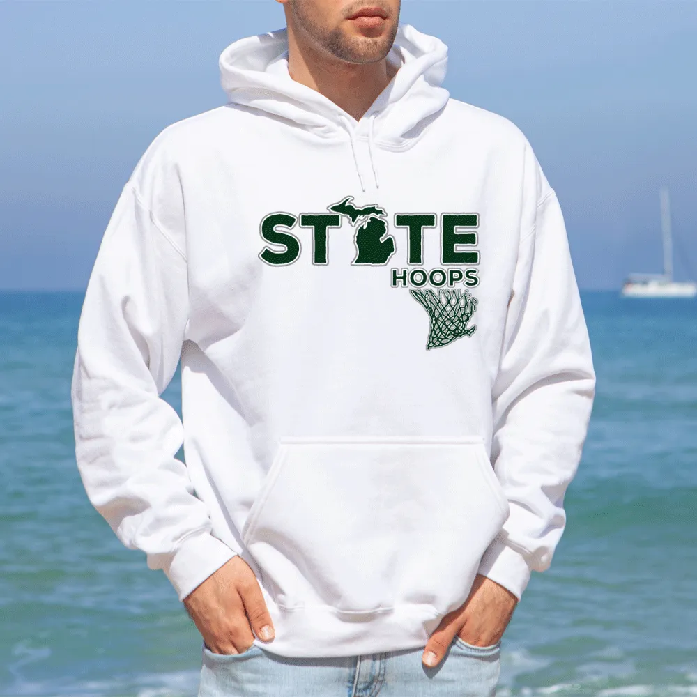"State Hoops" Men's Classic Hoodie