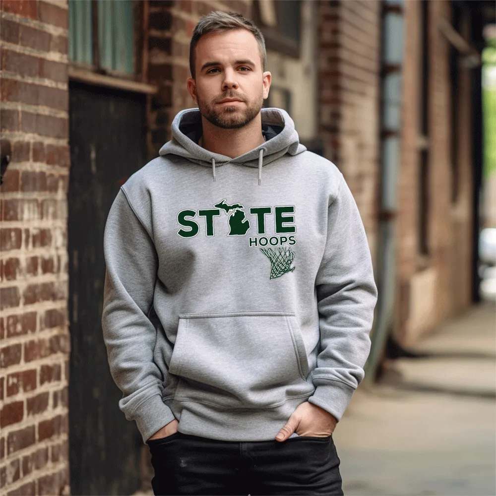 "State Hoops" Men's Classic Hoodie