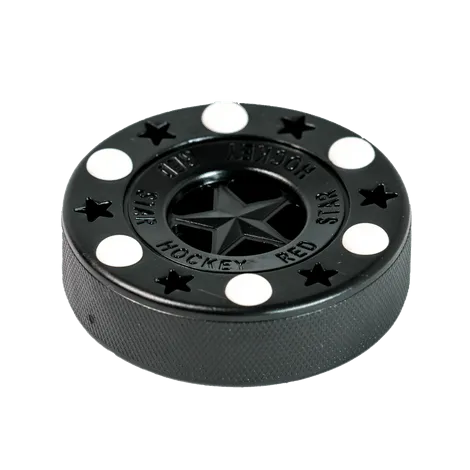 Red Star Bullet Roller Hockey Puck