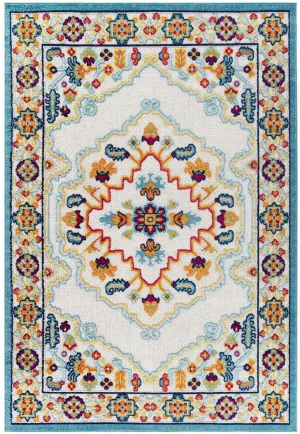 REFLECT ANSEL DISTRESSED FLORAL PERSIAN MEDALLION