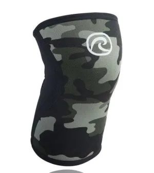 REHBAND UNISEX KNEE SLEEVES RX SUPPORT 5MM CAMO USED BY THE BEST WEIGHTLIFTERS