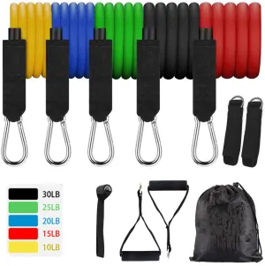 Resistance Bands Set, Portable Home Workouts Accessories, Exercise Bands
