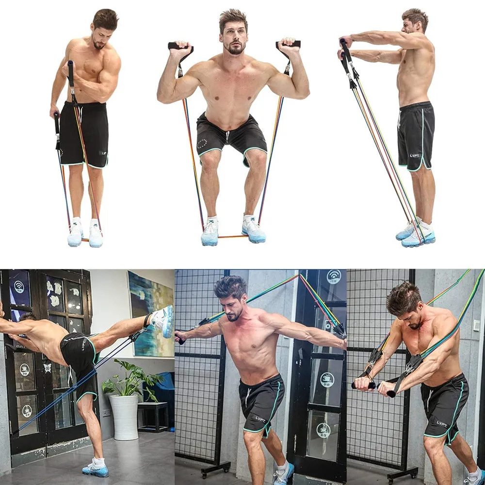 Resistance Bands Set, Portable Home Workouts Accessories, Exercise Bands