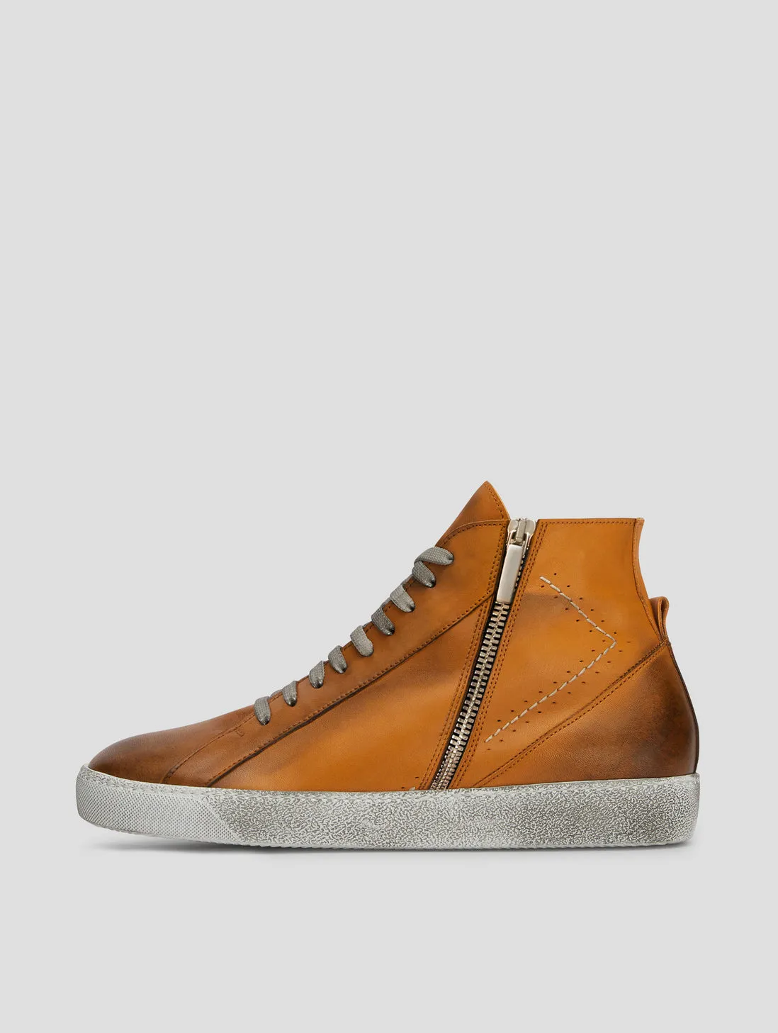 ROCKER SNEAKER HIGH TOP IN TANGERINE- Woman