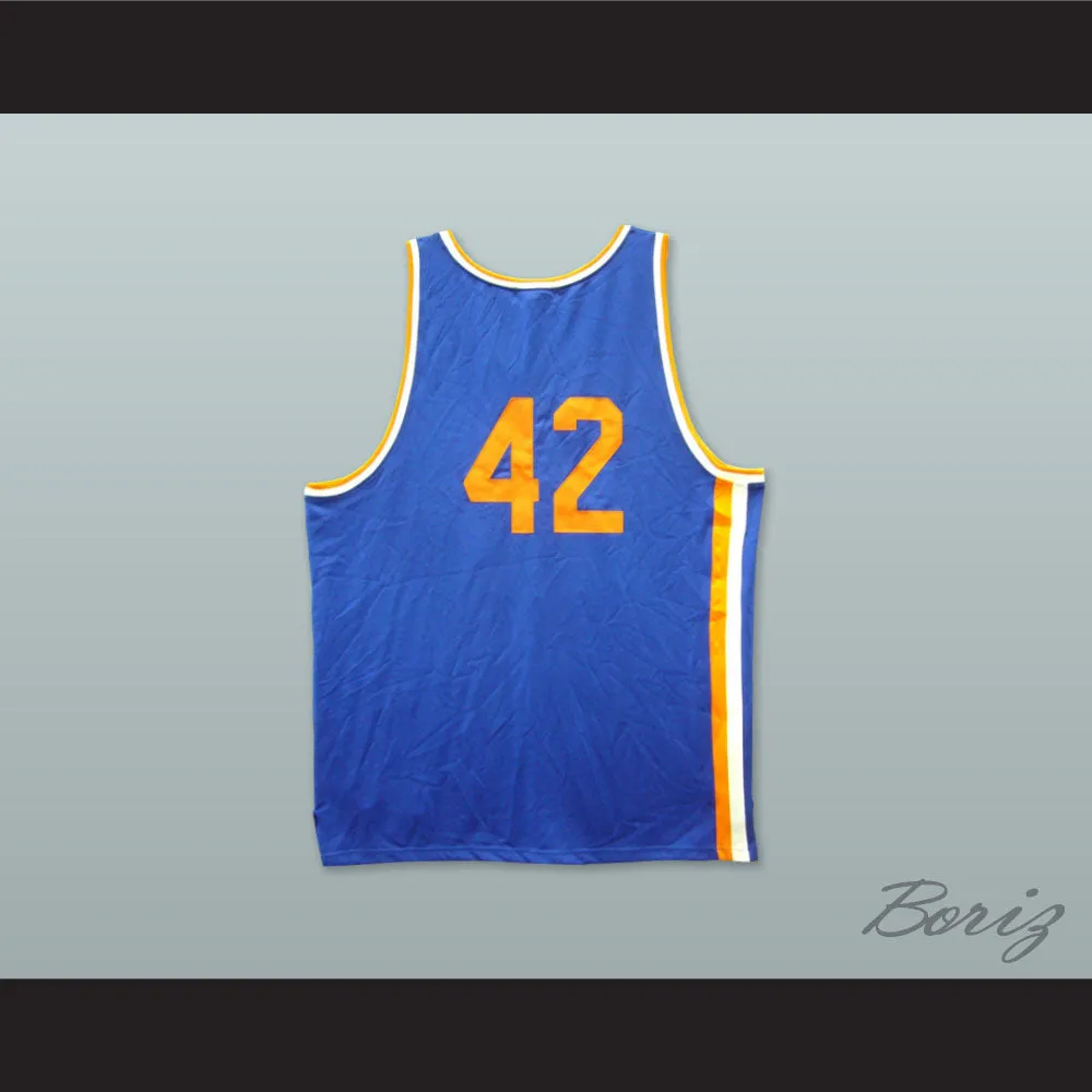 Rucker Park The High 42 Blue Basketball Jersey