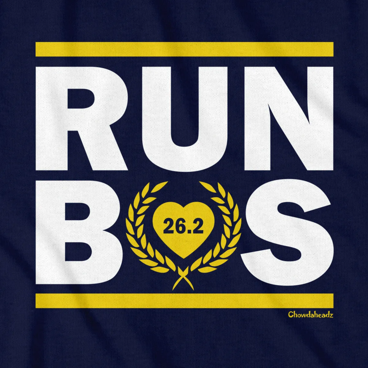 Run Bos 26.2 Heart T-Shirt