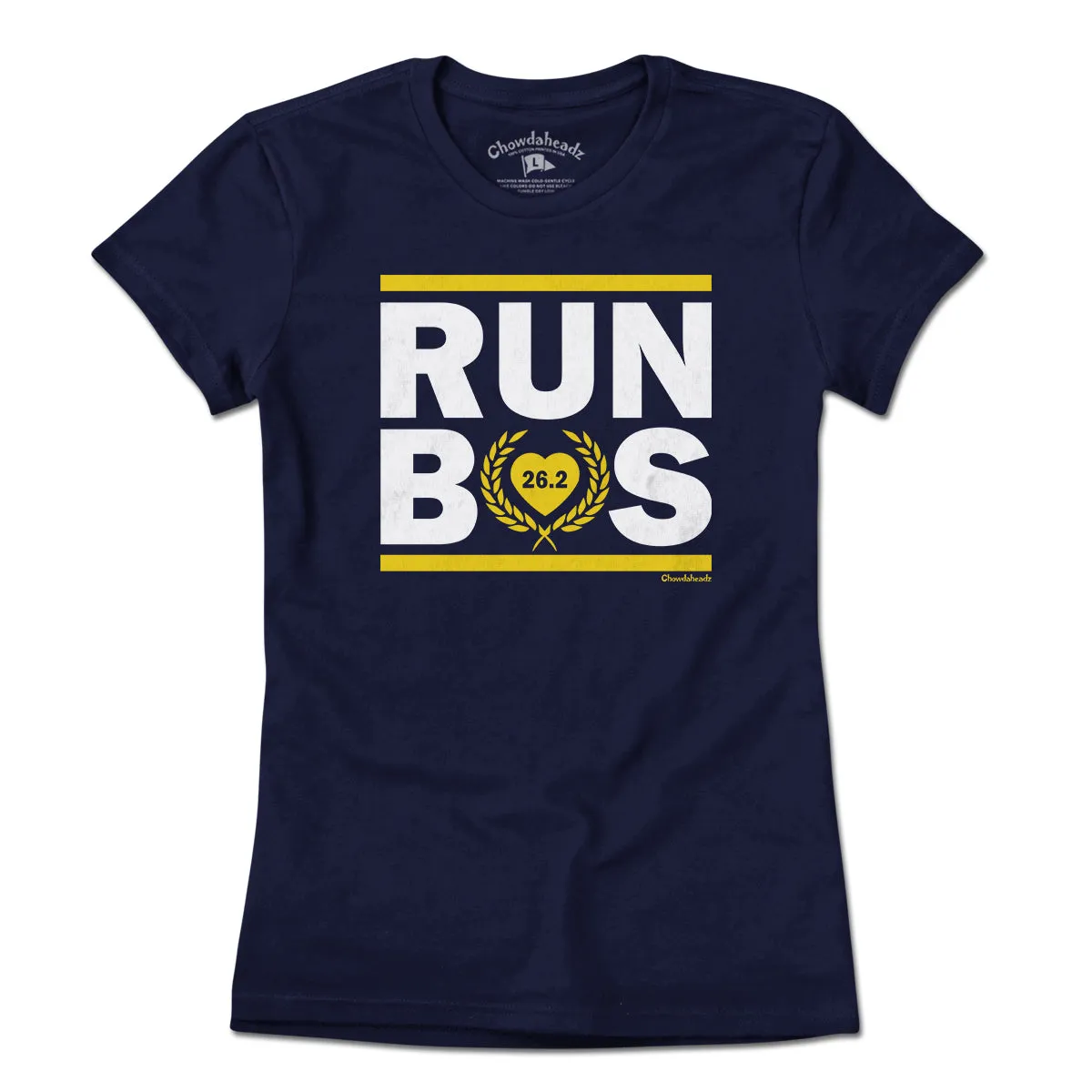 Run Bos 26.2 Heart T-Shirt