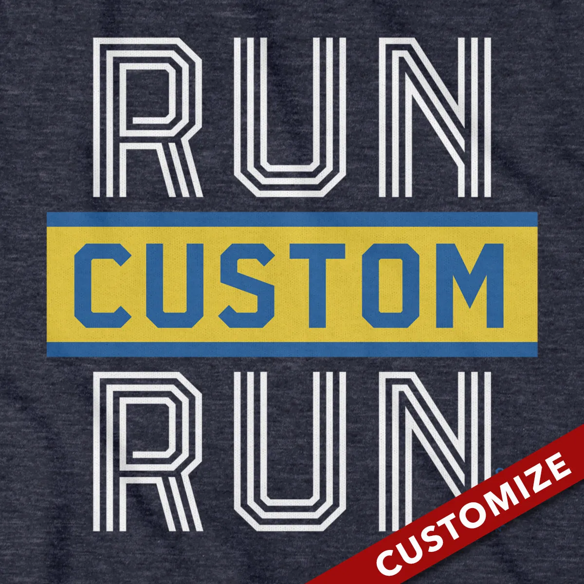 Run Custom Name Run Marathon Hoodie