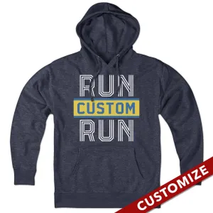 Run Custom Name Run Marathon Hoodie