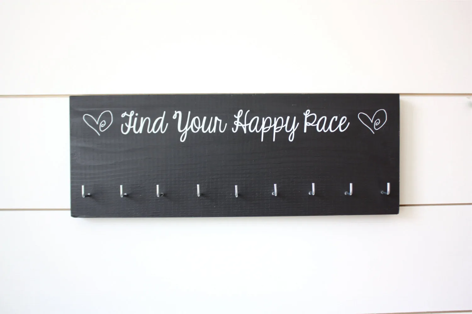 Running Medal Holder - Find Your Happy Pace - Medium