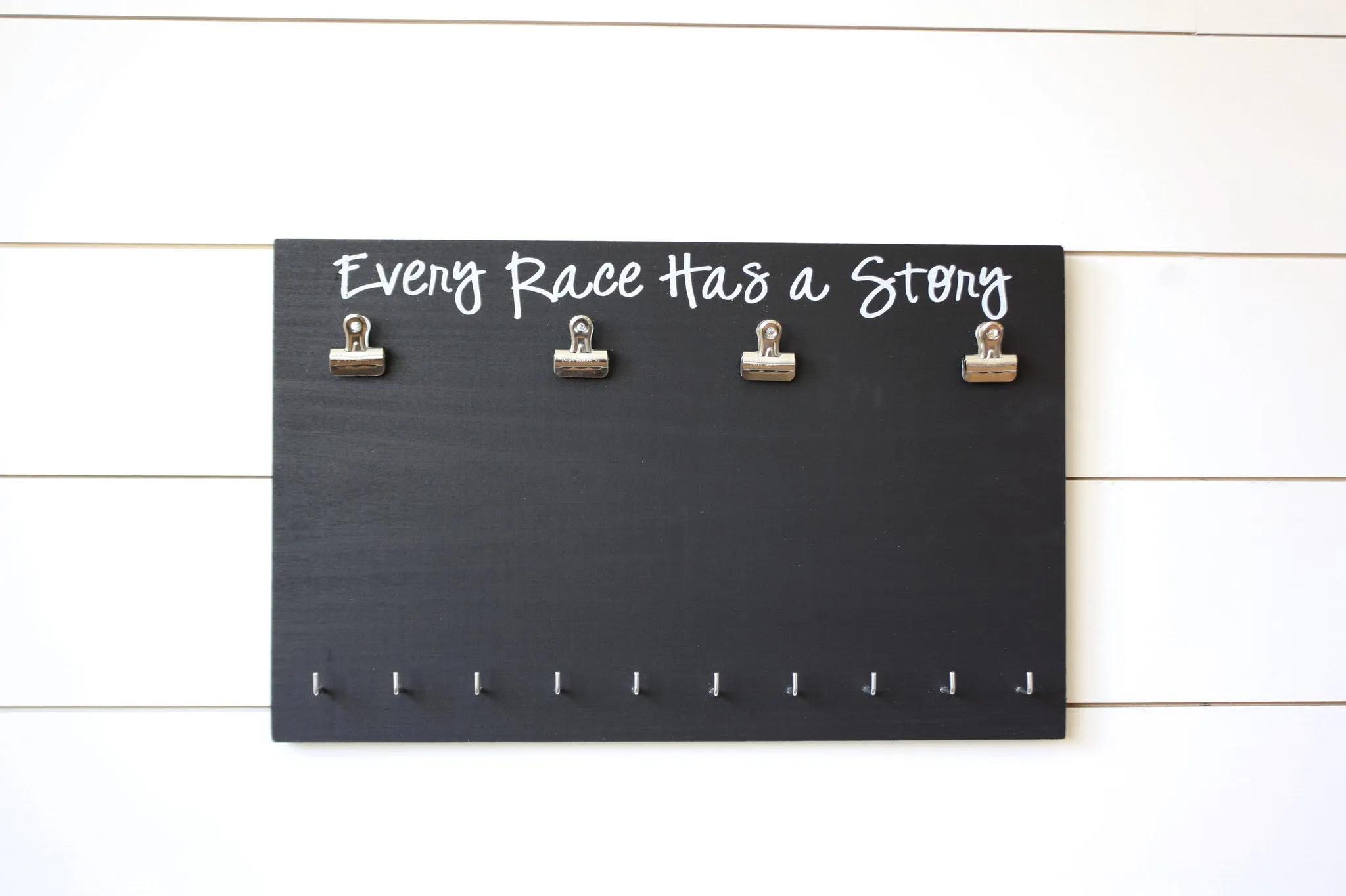 Running Race Bib and Medal Holder - Every Race Has a Story