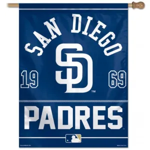 San Diego Padres Banner 27x37 Vertical