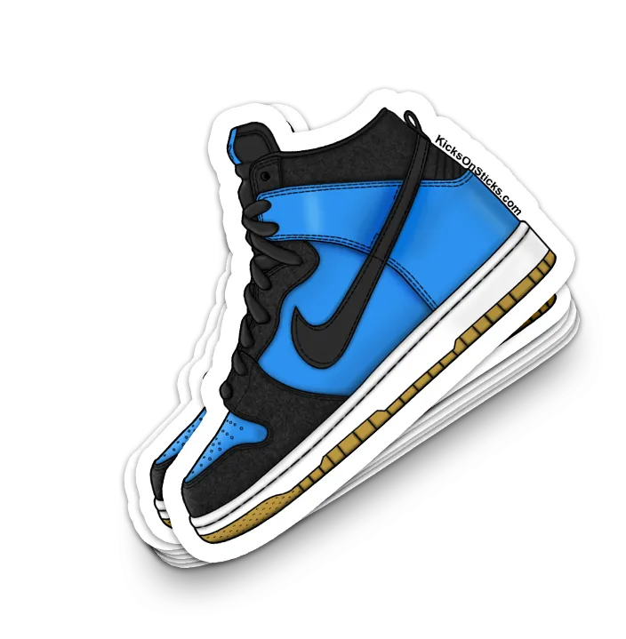 SB Dunk High "Blue Hero" Sneaker Sticker