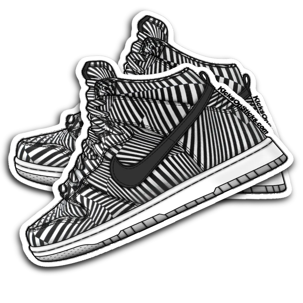SB Dunk High "Concept Car" Sneaker Sticker