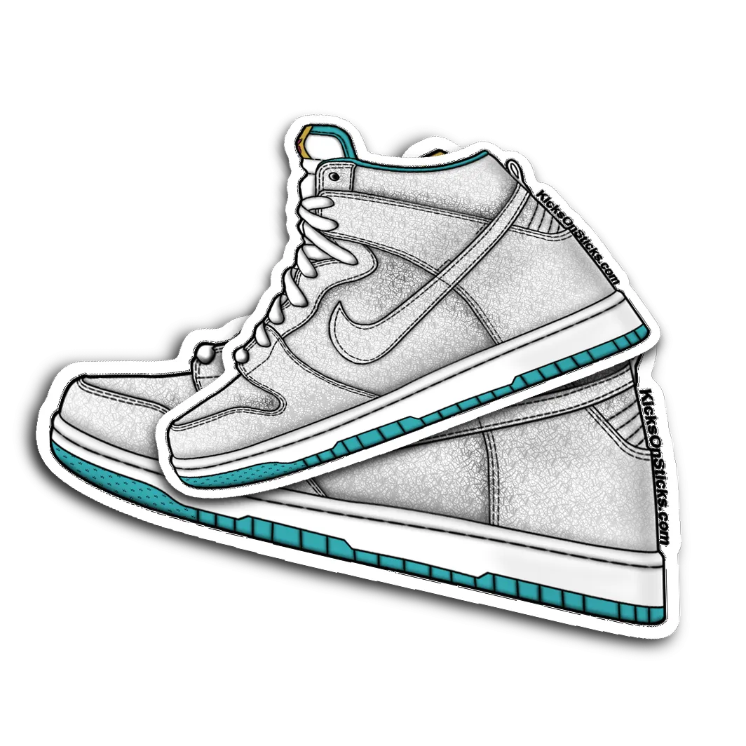 SB Dunk High "Flamingo" Sneaker Sticker