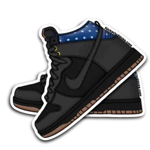 SB Dunk High "Stars" Sneaker Sticker