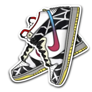 SB Dunk High "Thrashin" Sneaker Sticker