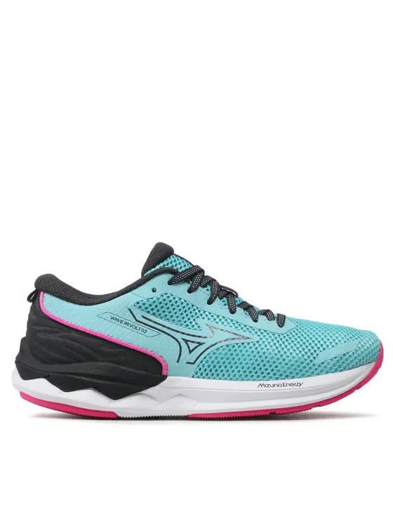 SCARPE DA CORSA MIZUNO RUNNING DONNA - Scarpe Wave Revolt 3 Turchese