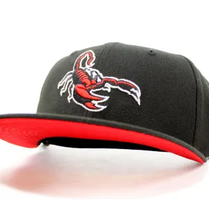 Scottsdale Scorpions New Era 59Fifty Fitted Cap (Black Red Under Brim)