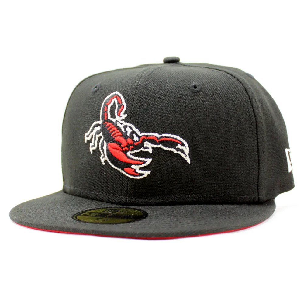 Scottsdale Scorpions New Era 59Fifty Fitted Cap (Black Red Under Brim)