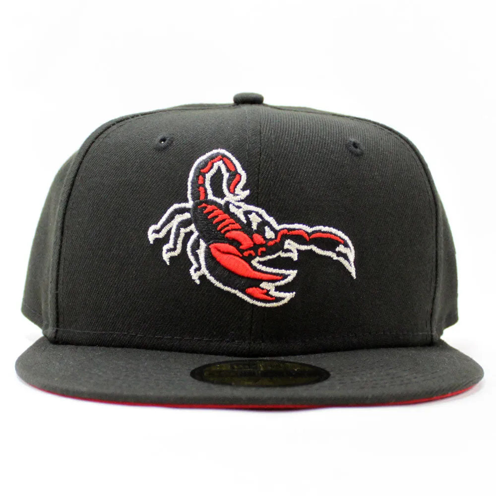 Scottsdale Scorpions New Era 59Fifty Fitted Cap (Black Red Under Brim)