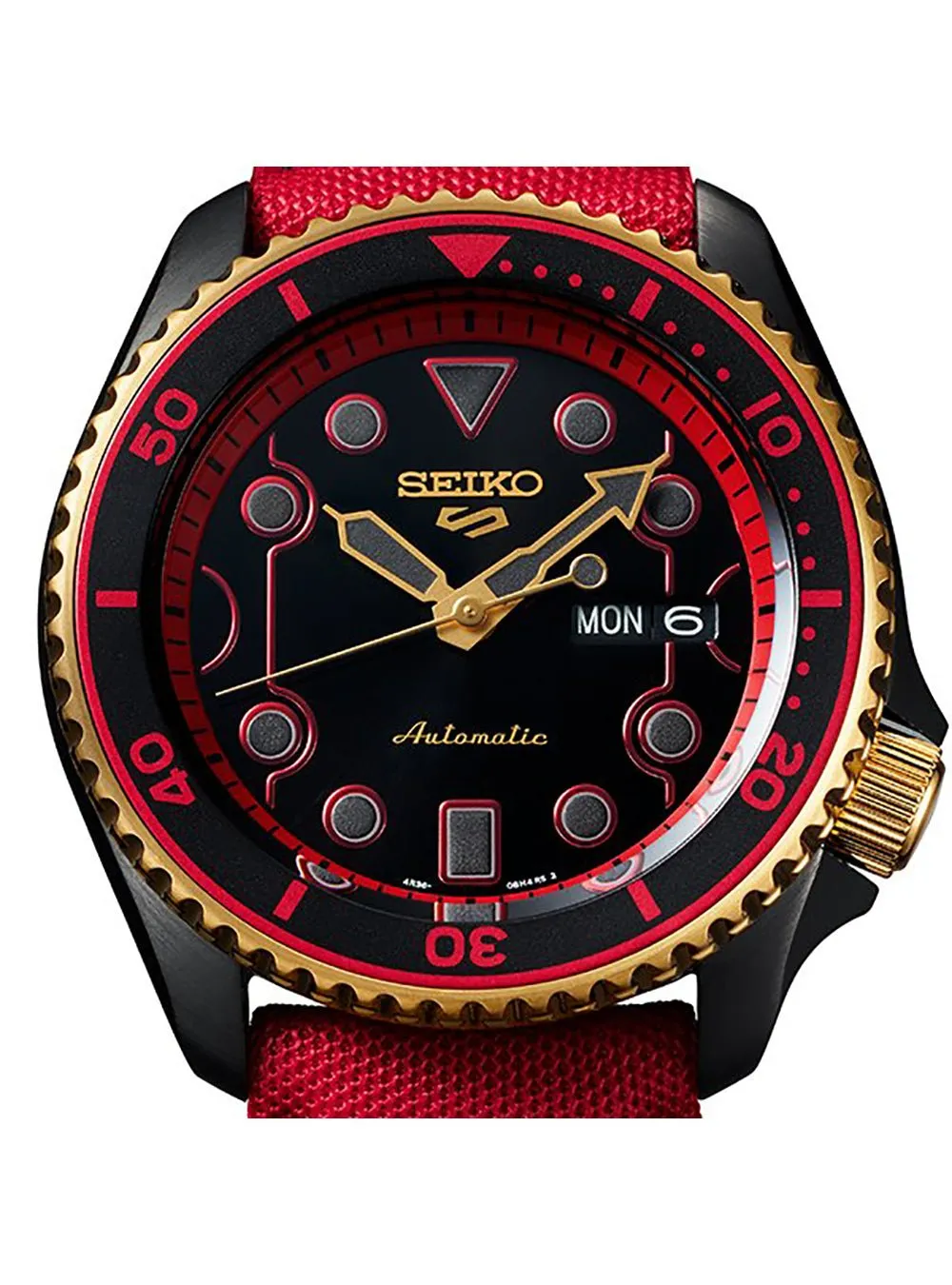SEIKO 5 SPORTS STREET FIGHTER V LIMITED EDITION KEN MODEL SBSA080 MADE IN JAPAN JDM