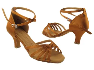 SERA6005 Dark Tan Satin
