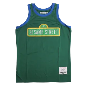 SESAME STREET BASKETBALL JERSEY GREEN