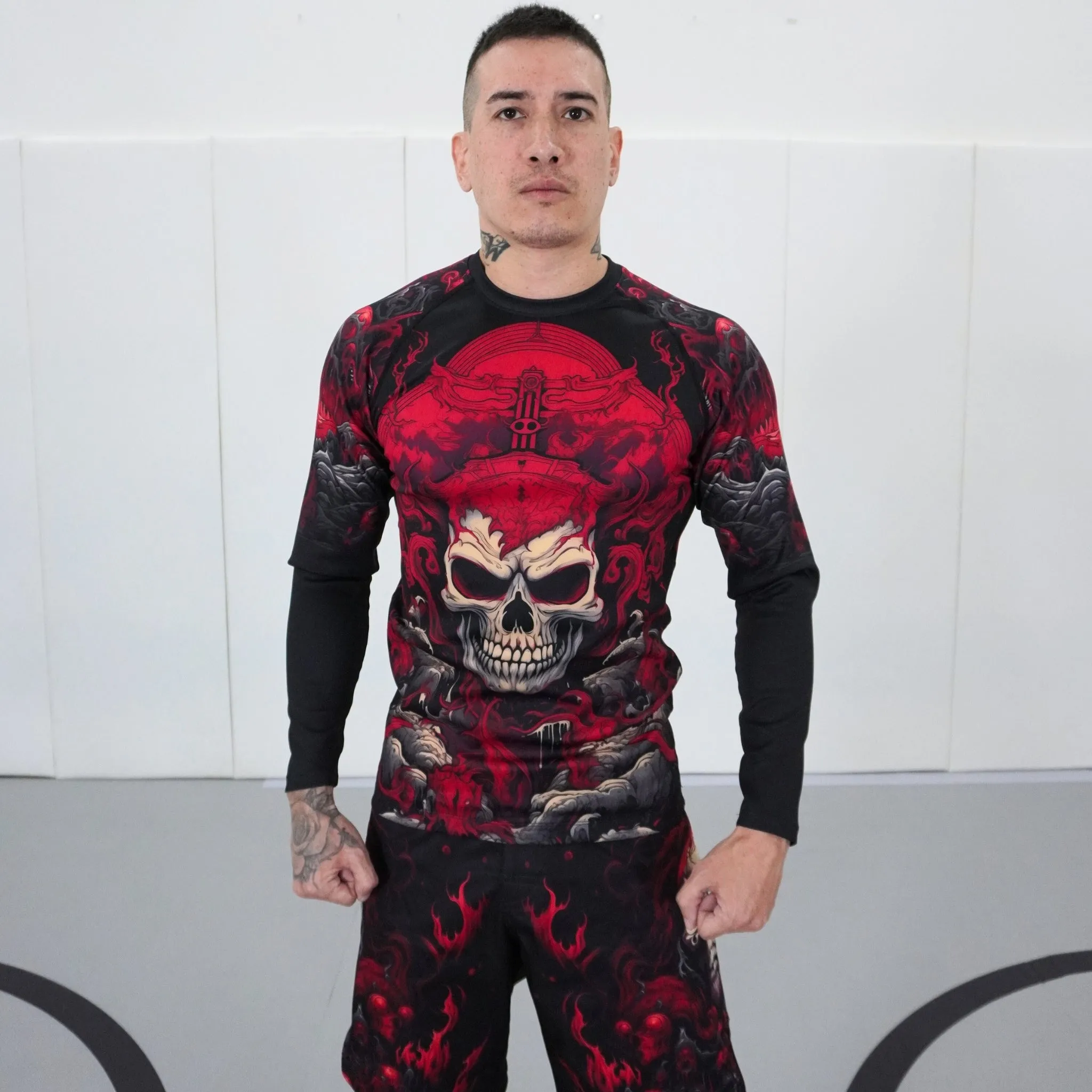 SHINIGAMI SKULL RASH GUARD