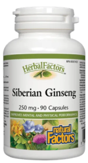 Siberian Ginseng 250 mg - 90 capsules