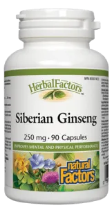 Siberian Ginseng 250 mg - 90 capsules