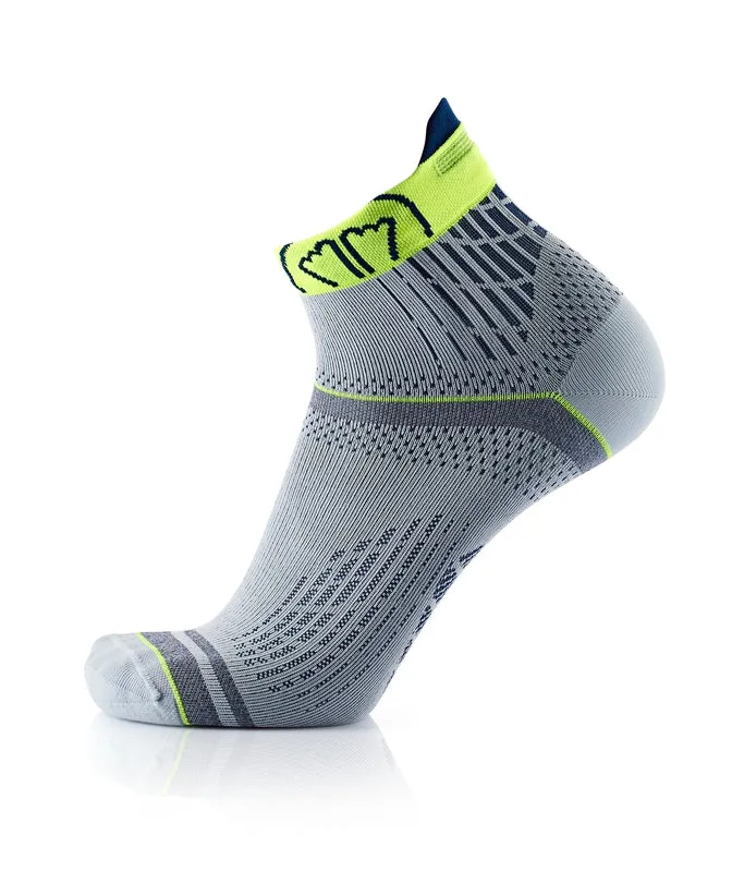 Sidas Run Feel Grey & Yellow Running Socks