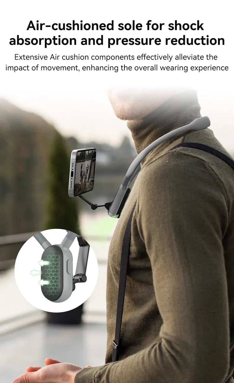 Silicone Phone Magnetic Neck Mount Quick Release Holder for iPhone 15 14 13 12 11 SAMSUNG HUAWEI XIAOMI etc.