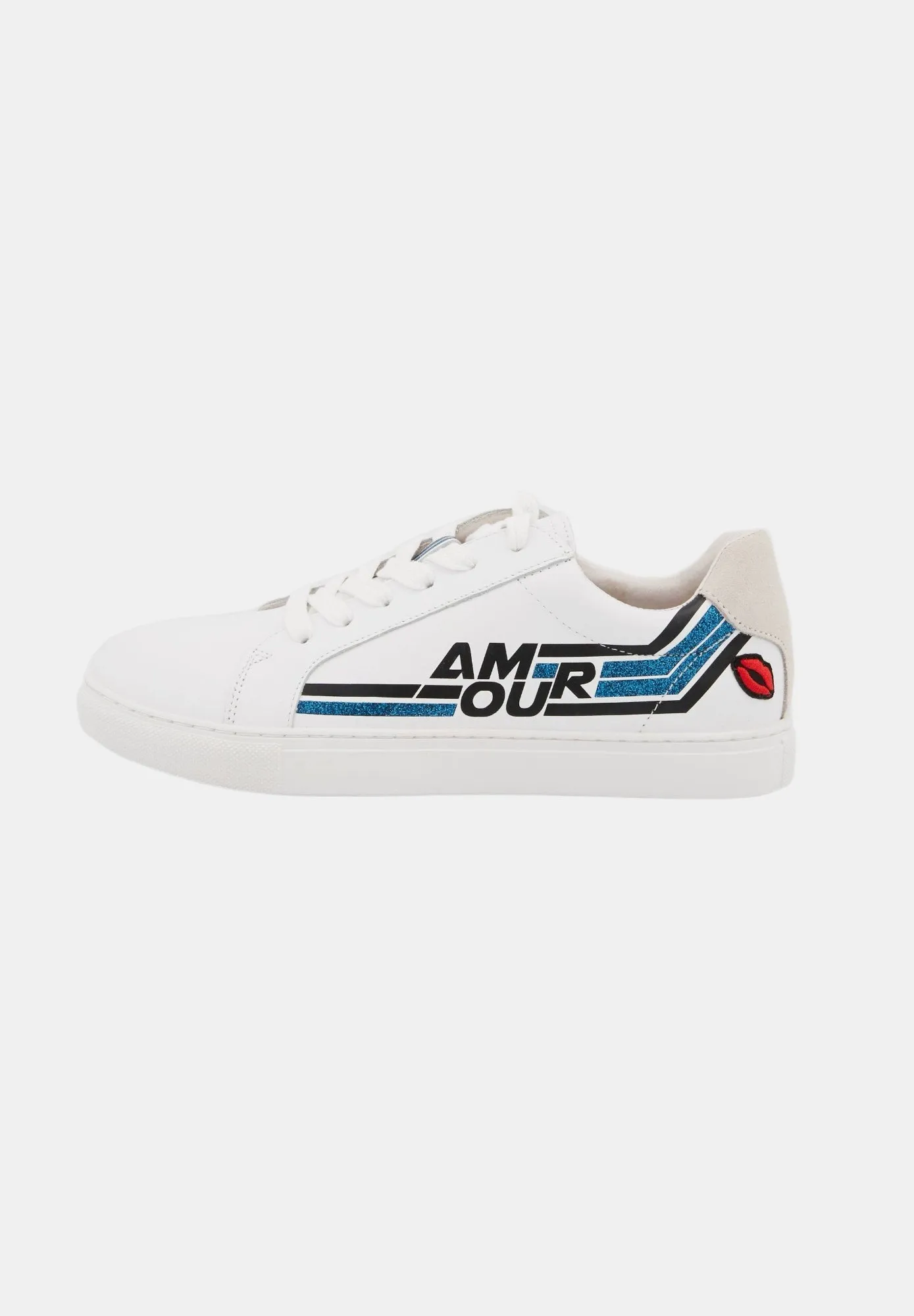 Simone Retro Amour-Blanc/Bleu