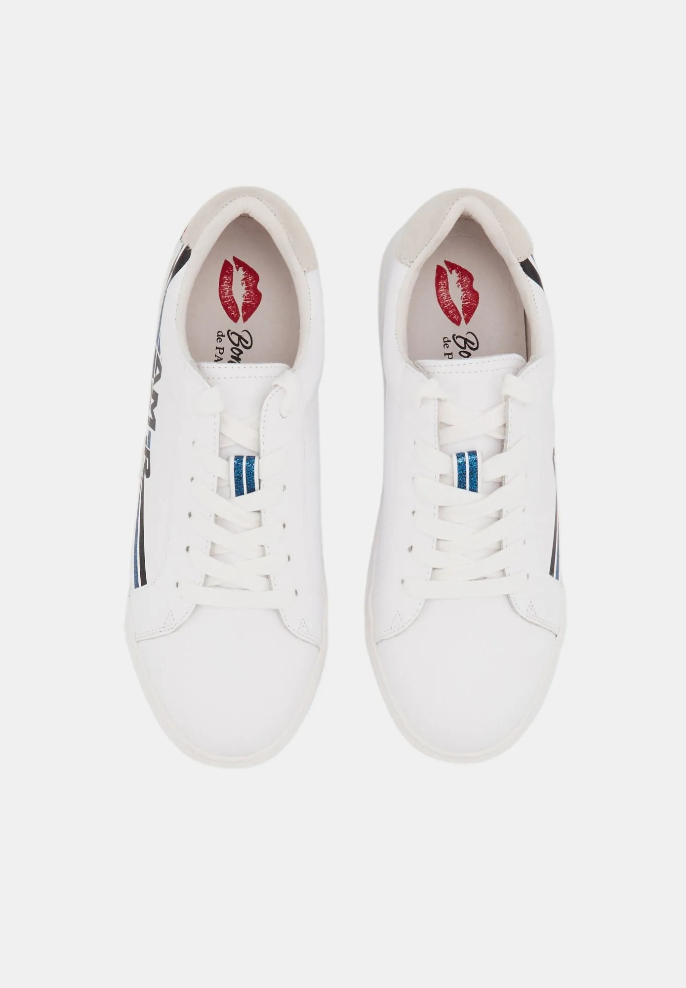 Simone Retro Amour-Blanc/Bleu