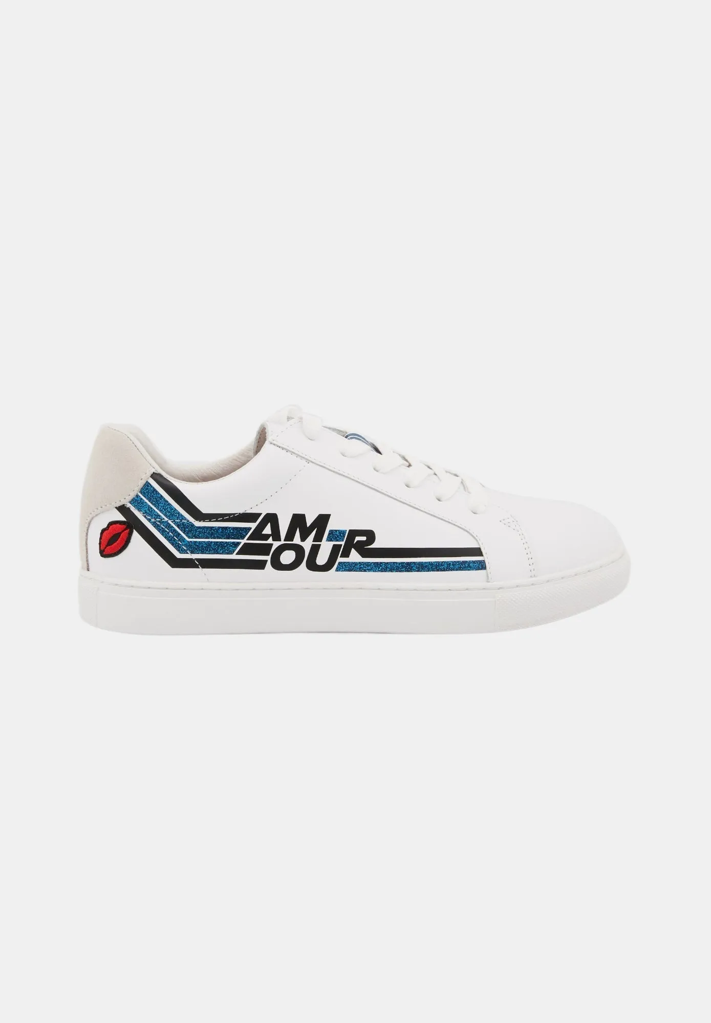 Simone Retro Amour-Blanc/Bleu