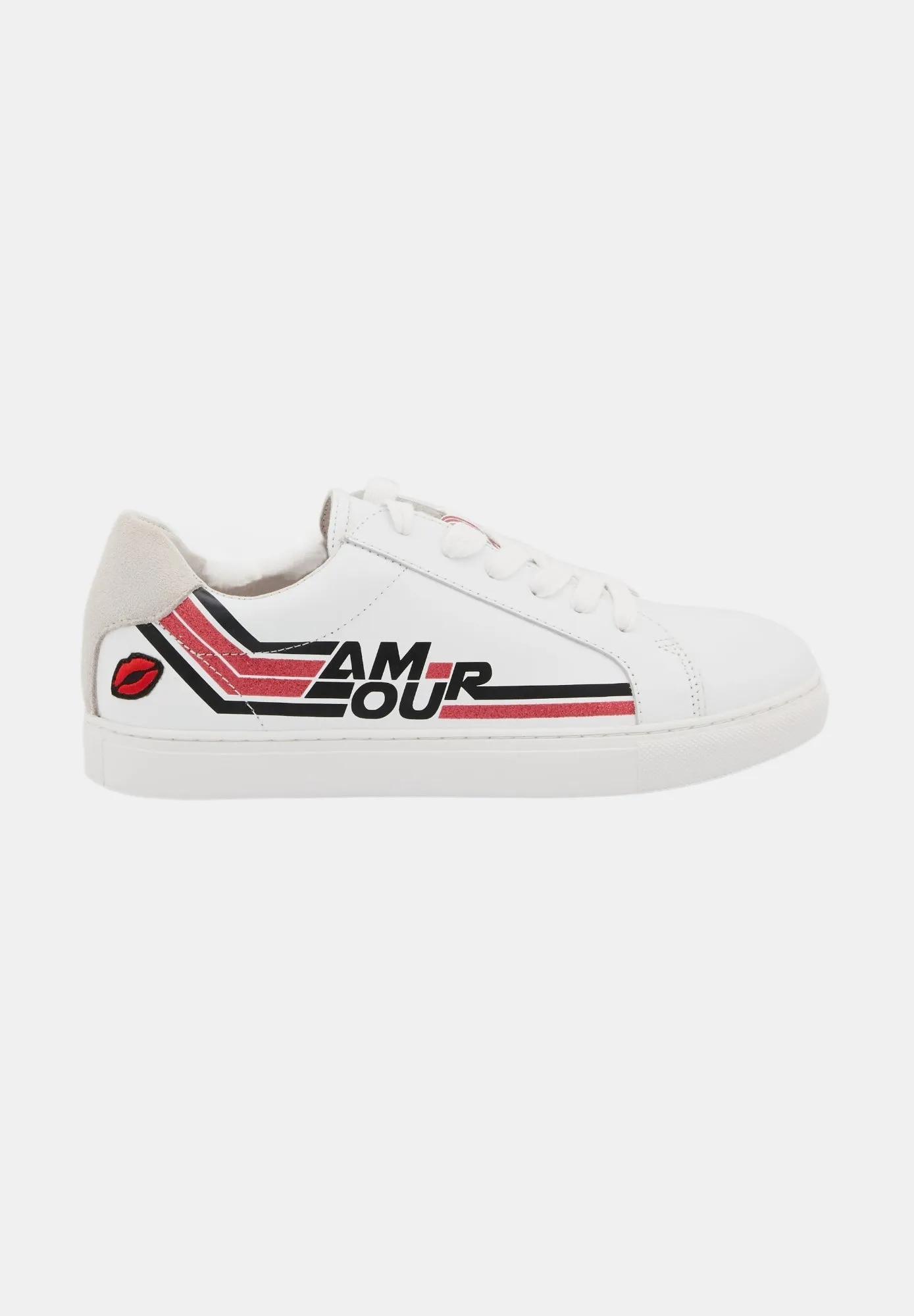 Simone Retro Amour-Blanc/Rose
