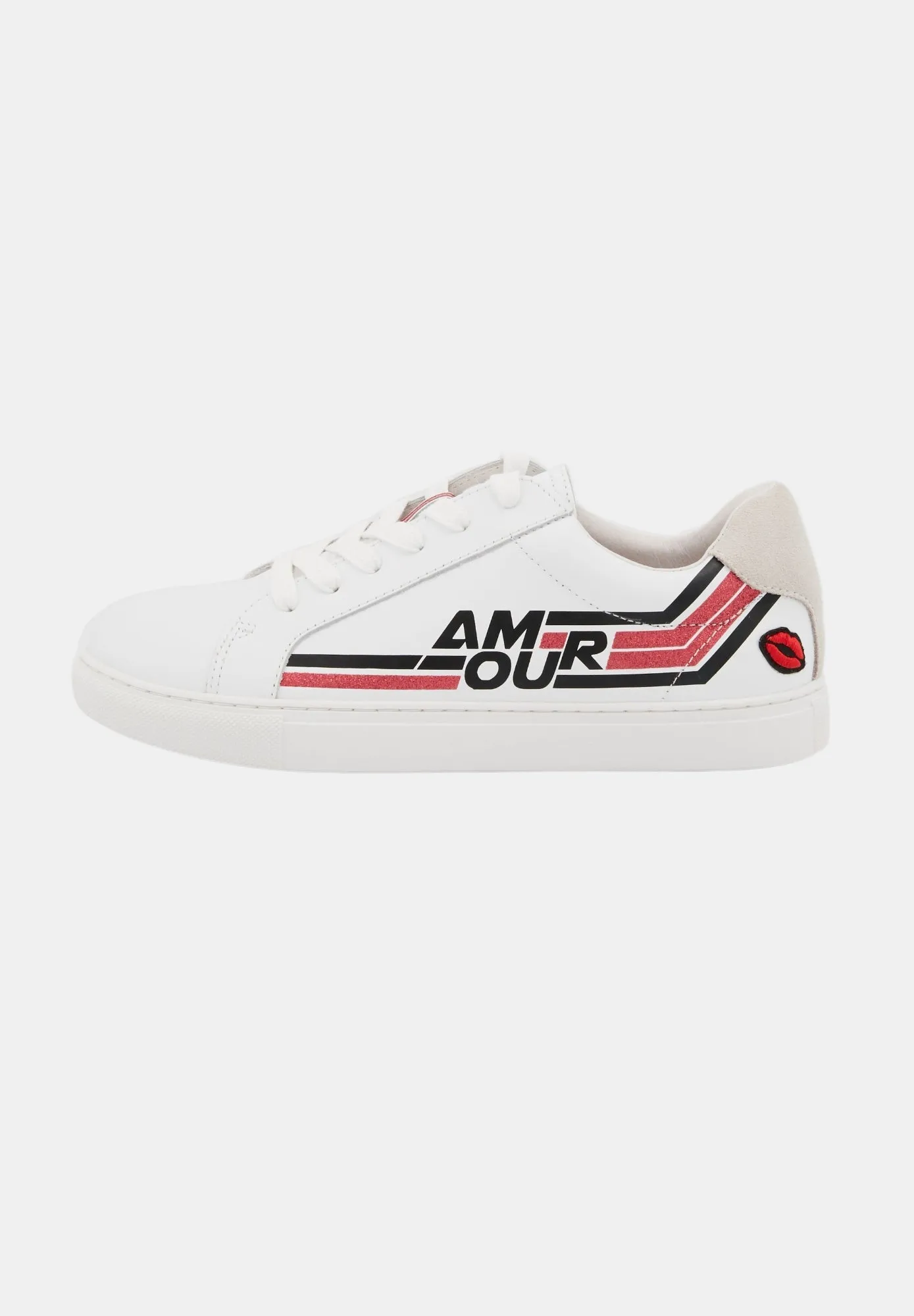 Simone Retro Amour-Blanc/Rose