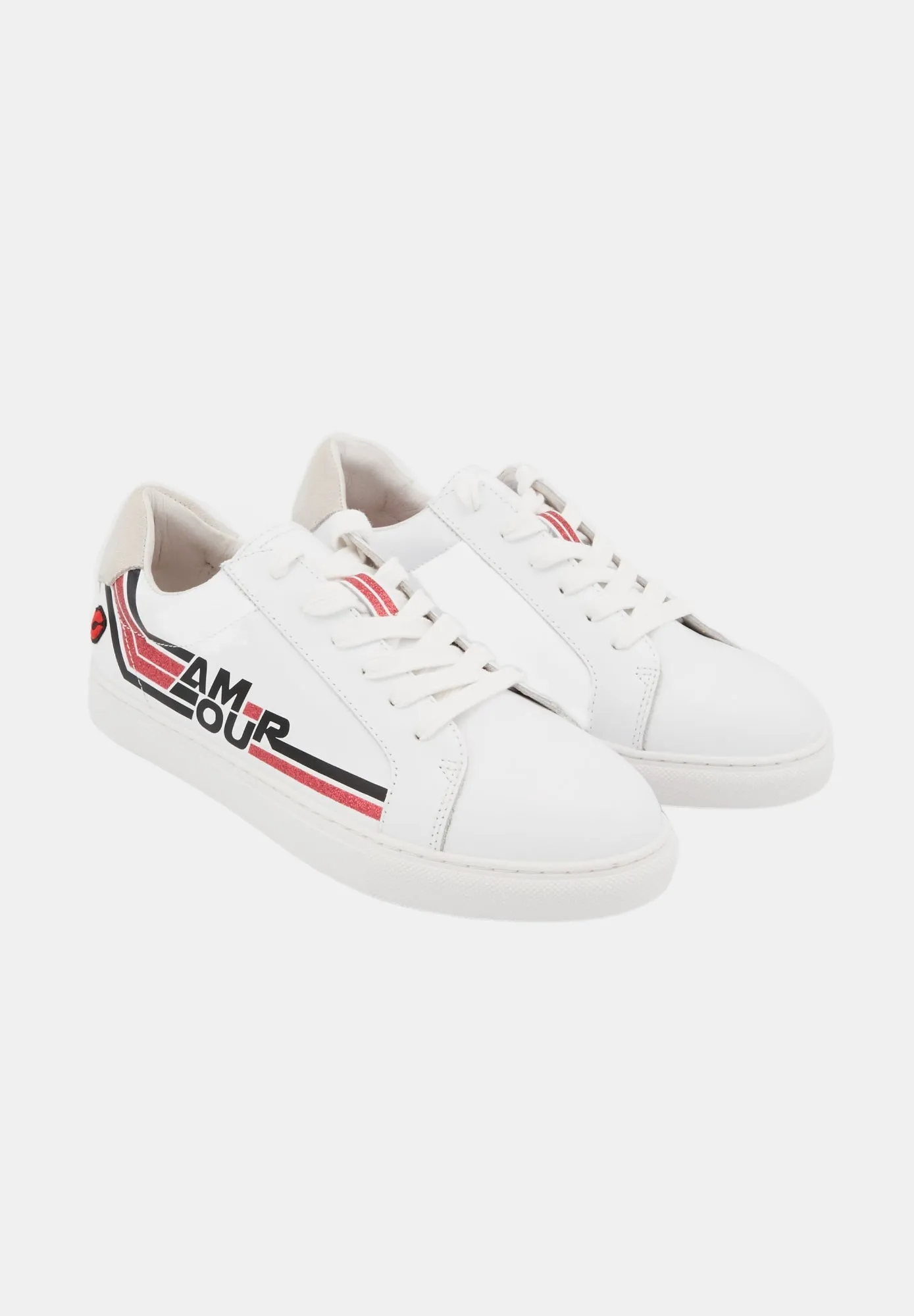 Simone Retro Amour-Blanc/Rose