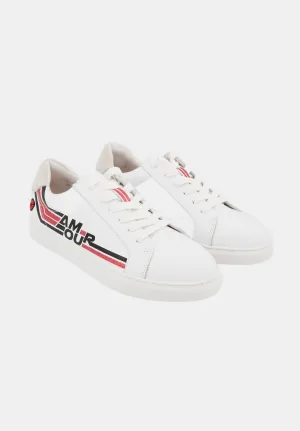 Simone Retro Amour-Blanc/Rose