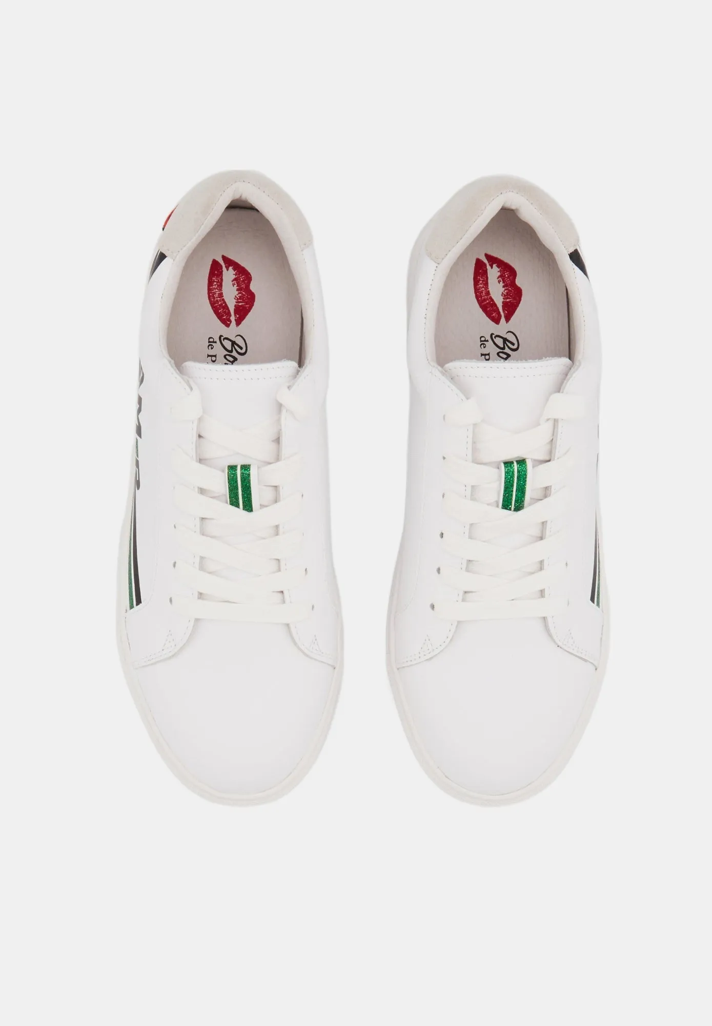 Simone Retro Amour-Blanc/Vert