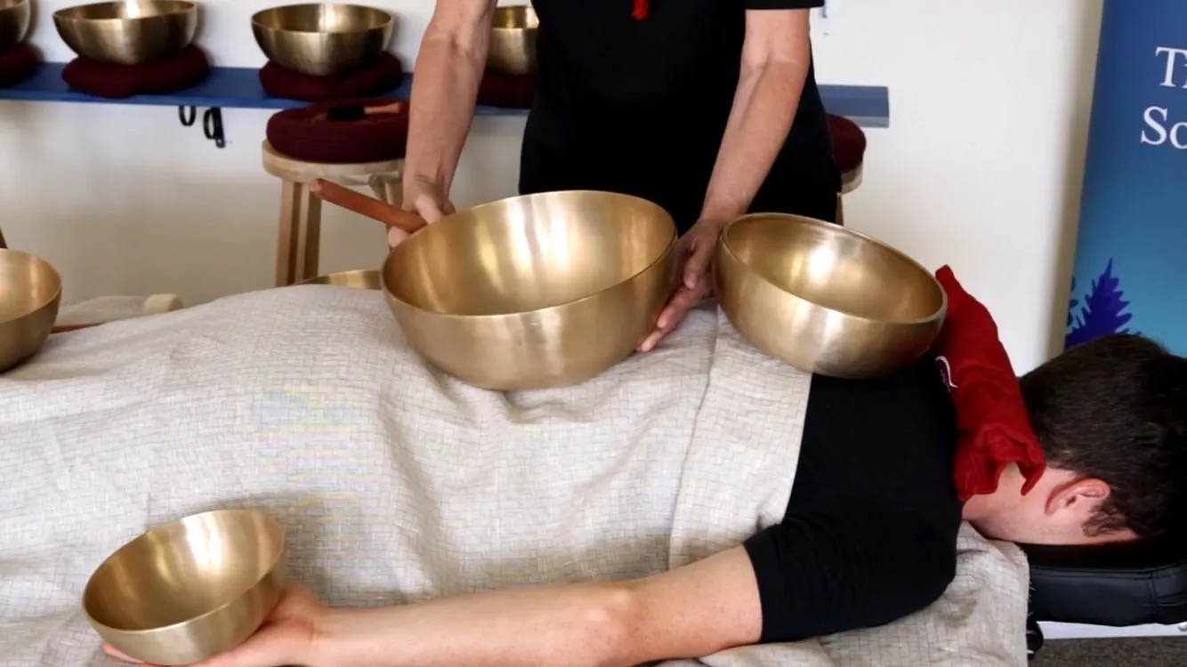 Sound Therapy bowl set  w/ training   On line