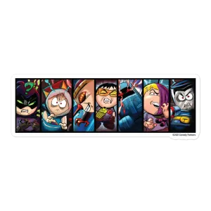 South Park Phone Destroyer Comic Strip Die Cut Sticker