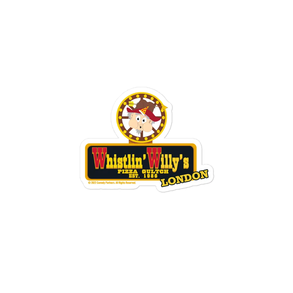 South Park Whistlin' Willy's London Die Cut Sticker