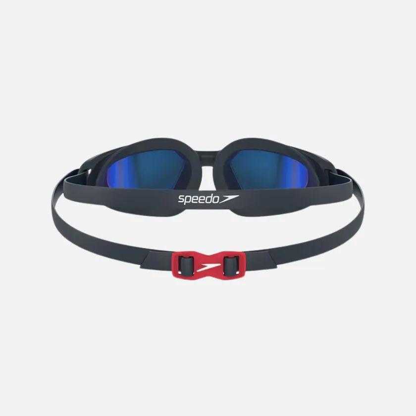Speedo Hydropulse Mirror Goggle -Grey/Silver/Navy-Oxid grey/Blue