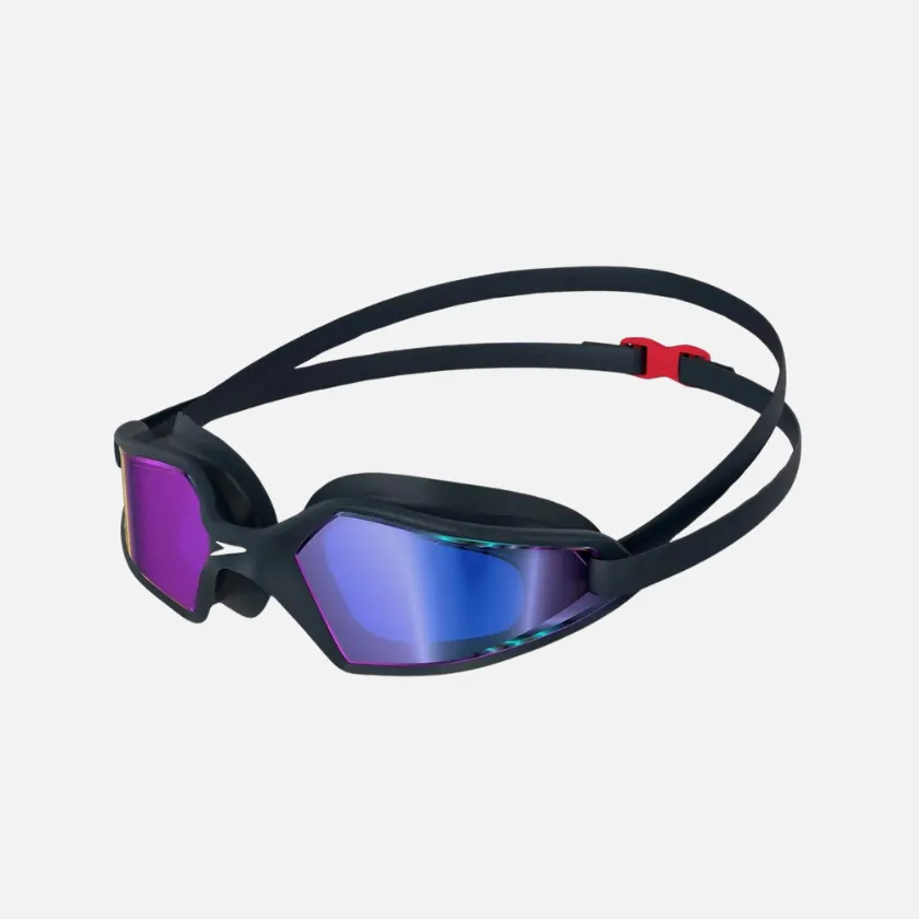 Speedo Hydropulse Mirror Goggle -Grey/Silver/Navy-Oxid grey/Blue