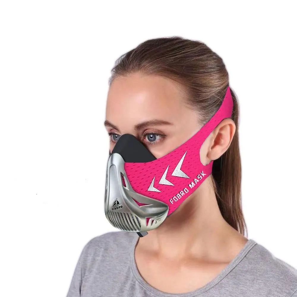 Sport Fitness Mask for Heart Lung Oxygen Control Altitude Training, Unisex